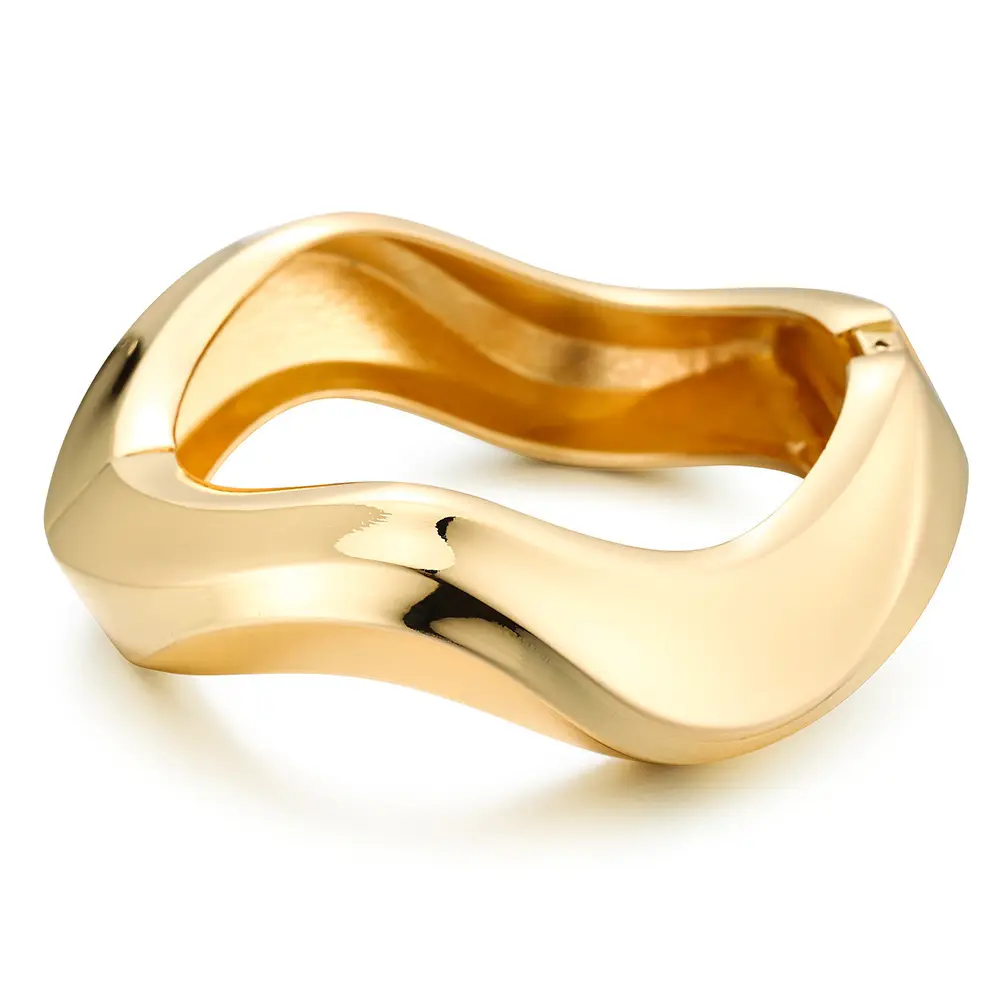 Open-Ended Gold Bracelet for Women, High-End Metallic Silver Arm Ring Jewelry, Vintage Arm Decoration Accessory for Women