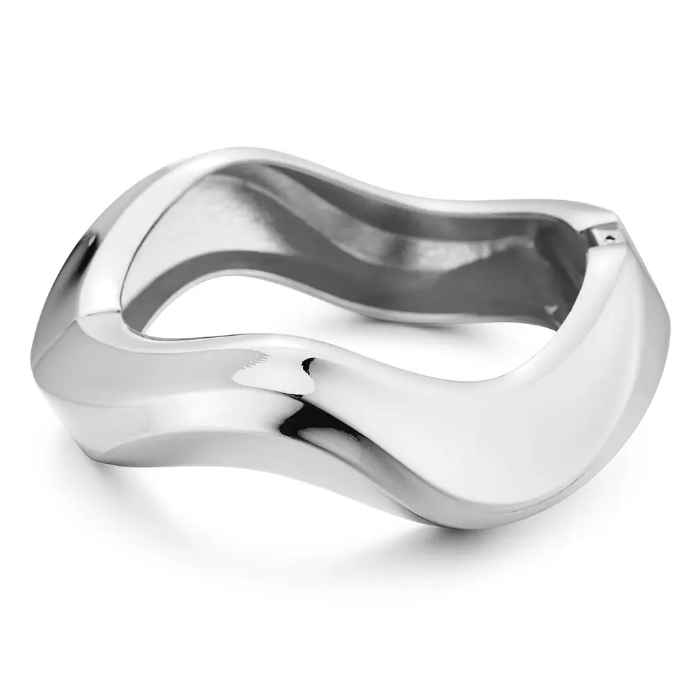 Open-Ended Gold Bracelet for Women, High-End Metallic Silver Arm Ring Jewelry, Vintage Arm Decoration Accessory for Women