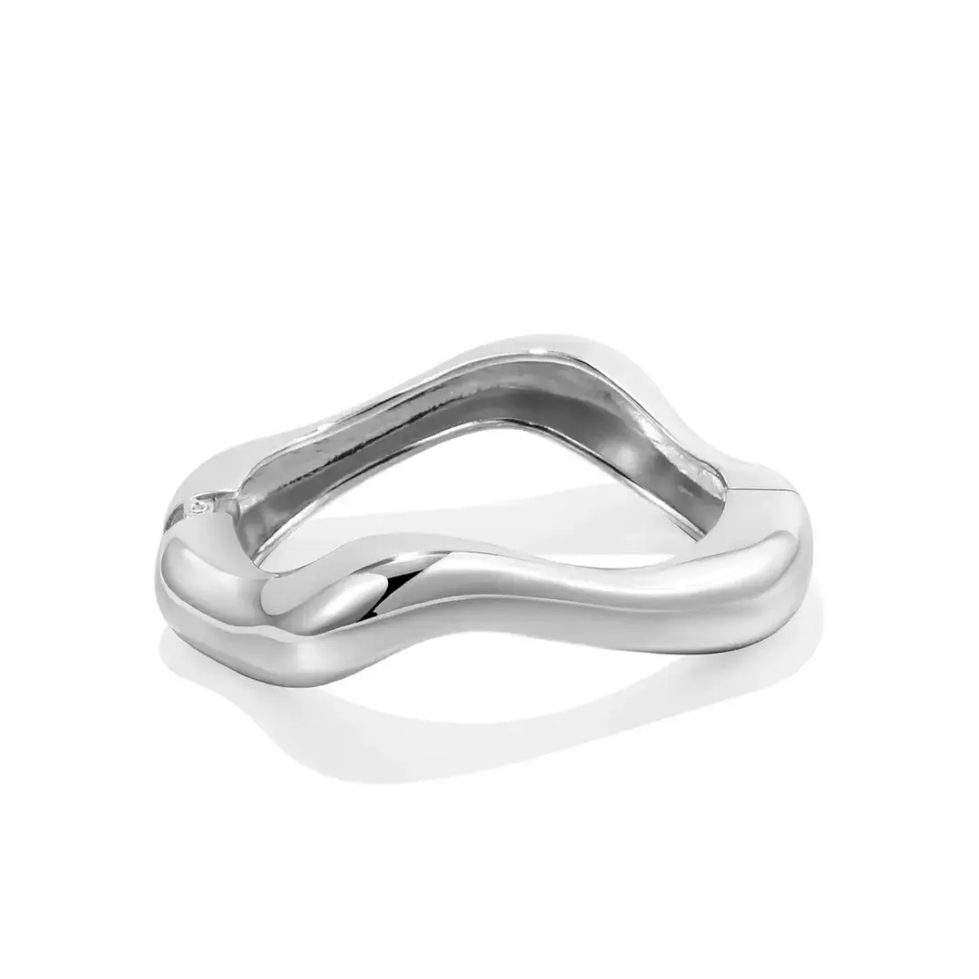 Open-Ended Gold Bracelet for Women, High-End Metallic Silver Arm Ring Jewelry, Vintage Arm Decoration Accessory for Women