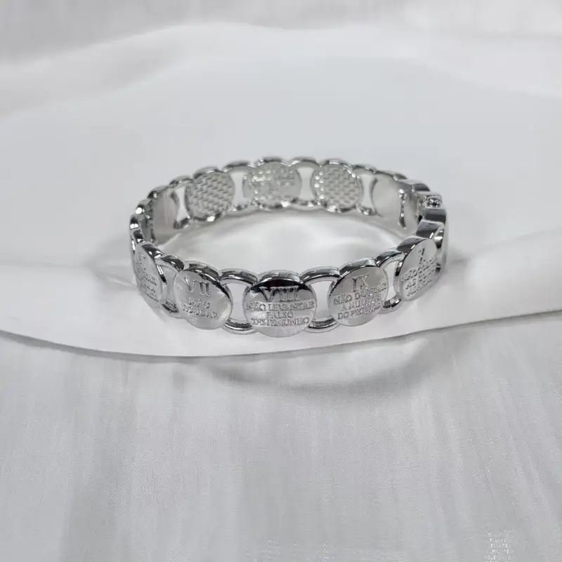 Open-Ended Gold Bracelet for Women, High-End Metallic Silver Arm Ring Jewelry, Vintage Arm Decoration Accessory for Women