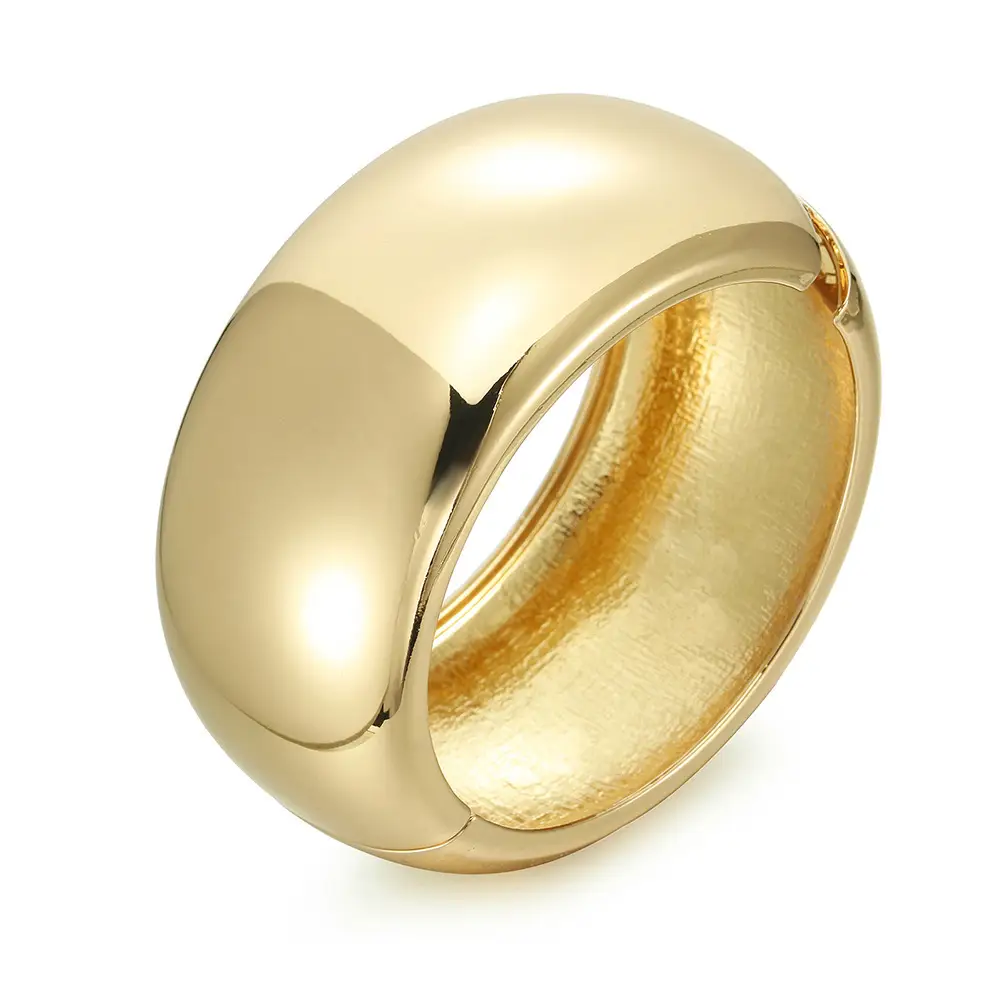 Open-Ended Gold Bracelet for Women, High-End Metallic Silver Arm Ring Jewelry, Vintage Arm Decoration Accessory for Women