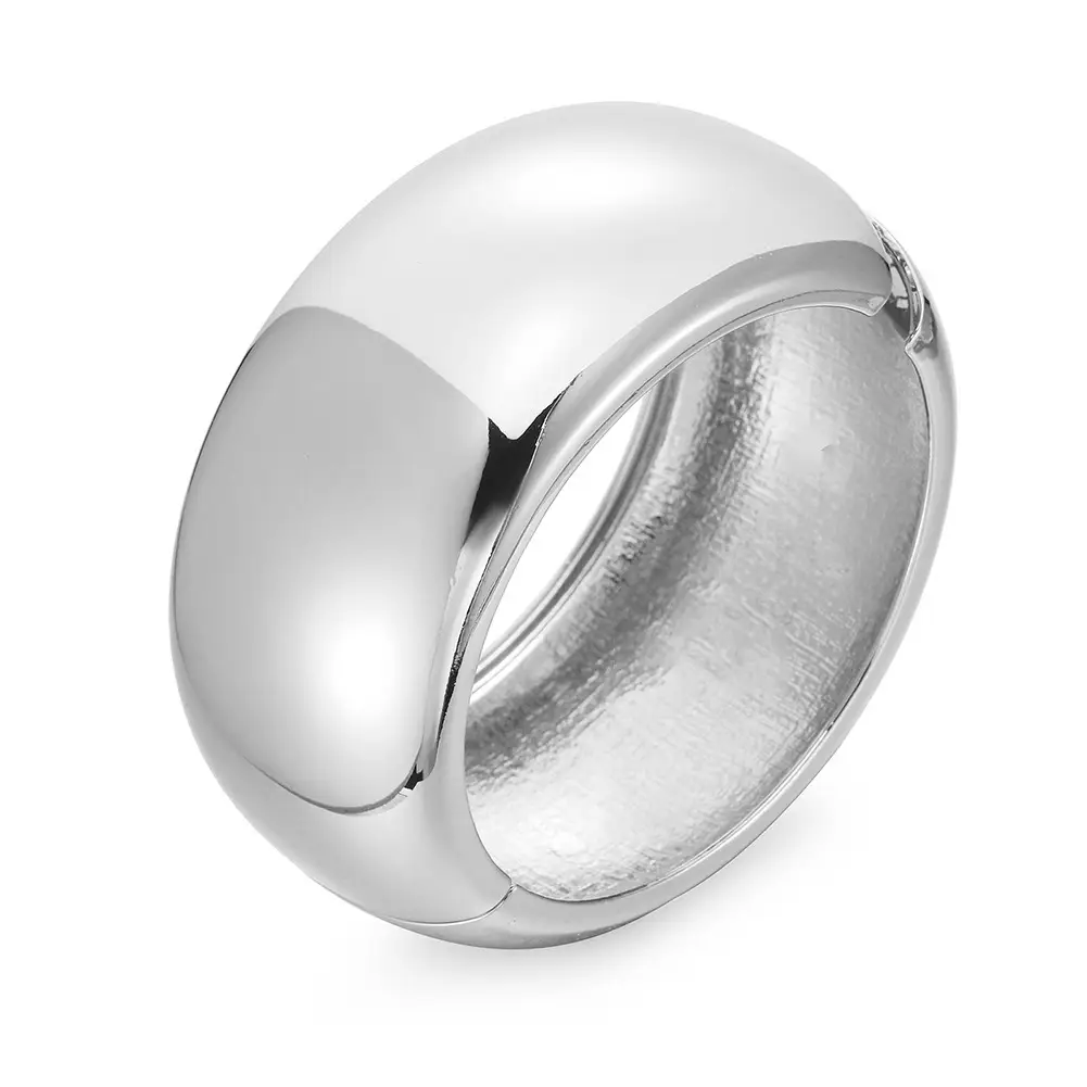 Open-Ended Gold Bracelet for Women, High-End Metallic Silver Arm Ring Jewelry, Vintage Arm Decoration Accessory for Women