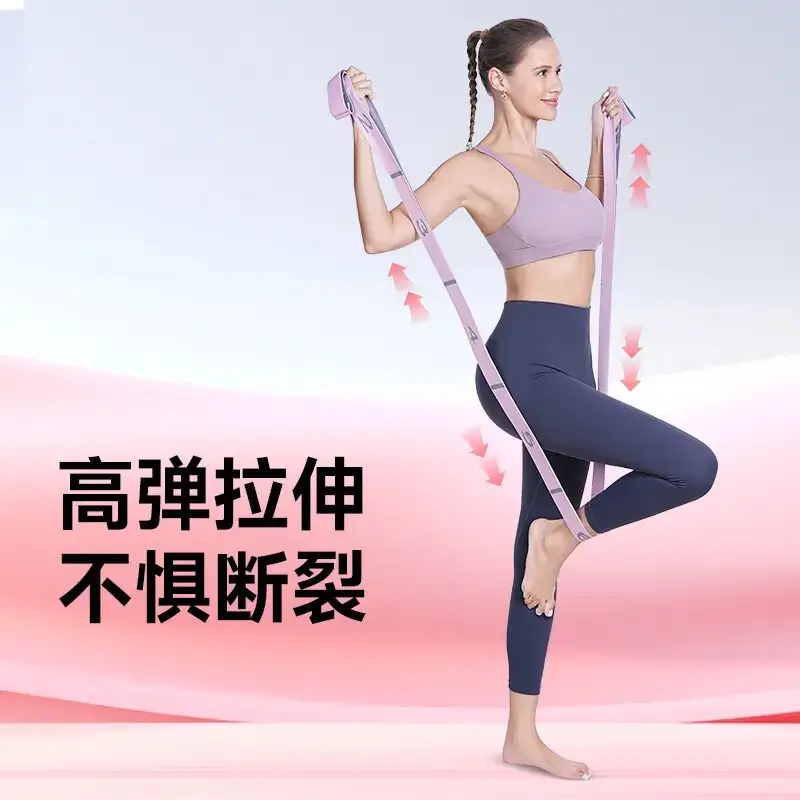 Digital Segmented Yoga Resistance Bands, Resistance Bands for Strength Training, Fitness Back Exercises, Pilates, Dance, and Body Shaping