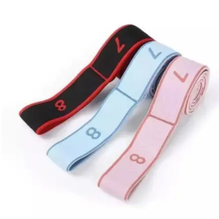 Digital Segmented Yoga Resistance Bands, Resistance Bands for Strength Training, Fitness Back Exercises, Pilates, Dance, and Body Shaping