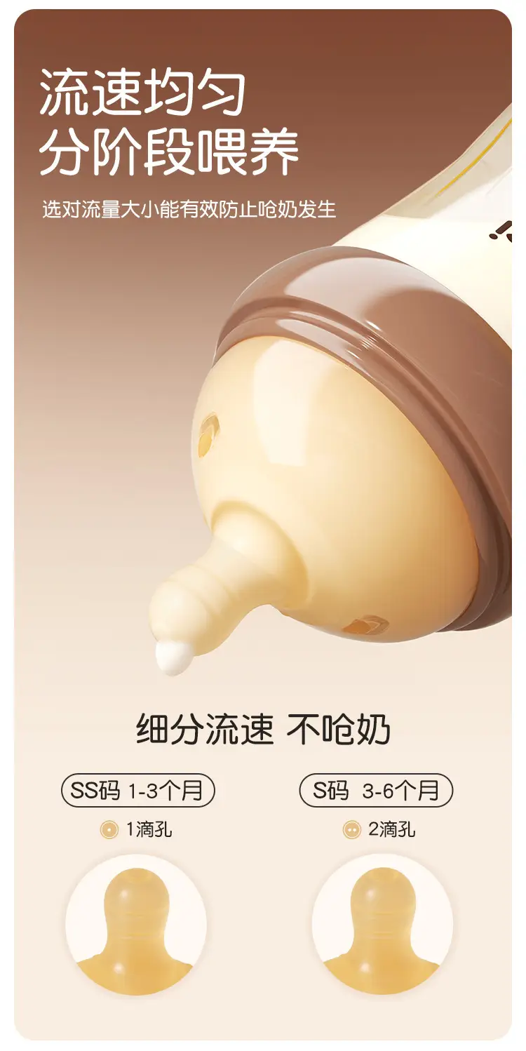 Ppsu Newborn Anti-Colic Feeding Bottle 240ml 60 Caliber Wide Mouth Cross-Border Hot-Selling Factory Direct Sales Wholesale — feature 19