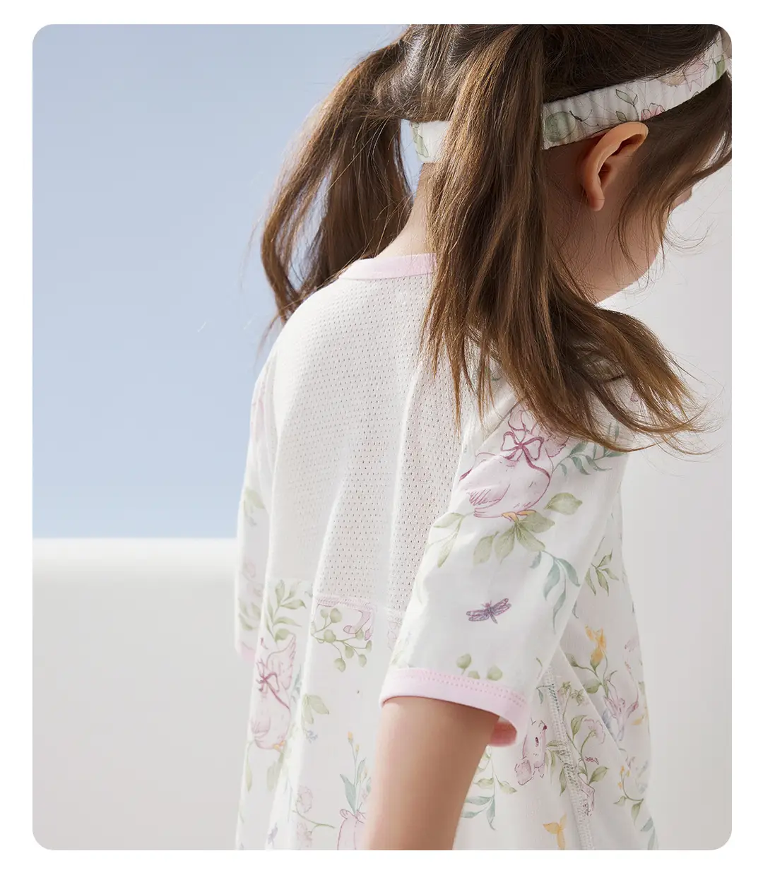 Wellberu Class a Children's Summer Pajamas, Thin Girls' Nightgown, Lightweight and Breathable Boys' Pajamas, Home Wear — feature 43