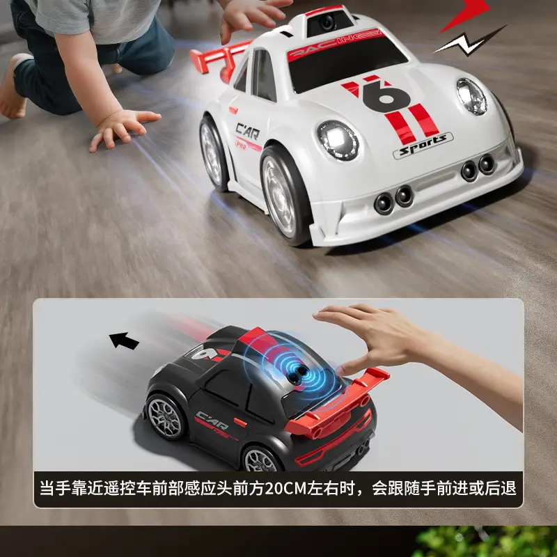 Cross-Border C6 Electric Remote Control Racing Car with Camera, Screen Control, Intelligent Sensing, Follow-Me Function, Four-Wheel Drive Children's Toy Car — feature 12