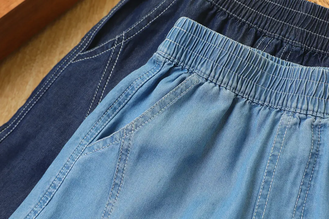 Children's Tencel Denim Long Pants for Boys, Summer Thin Anti-Mosquito Pants for Kids — feature 10