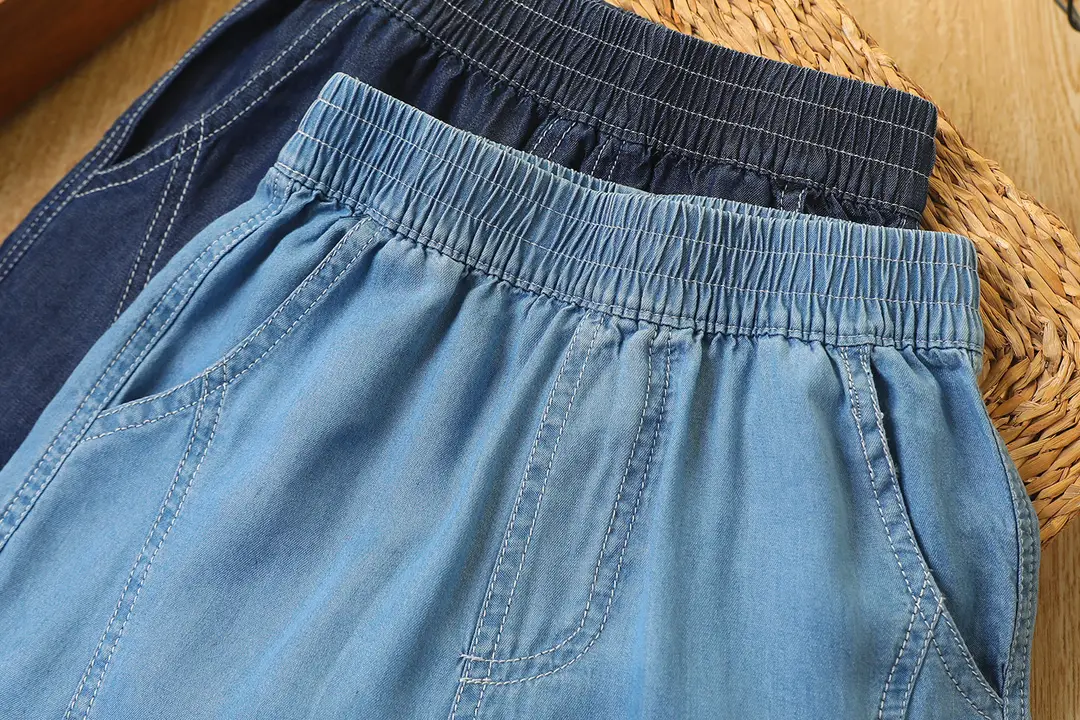Children's Tencel Denim Long Pants for Boys, Summer Thin Anti-Mosquito Pants for Kids — feature 9