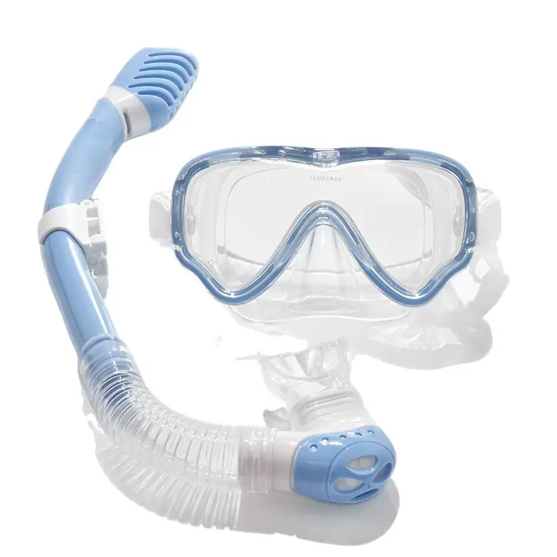 Children's Snorkeling Set with Full Dry Breathing Tube, Anti-Fog Diving Goggles for Boys and Girls, Popular Cross-Border Model