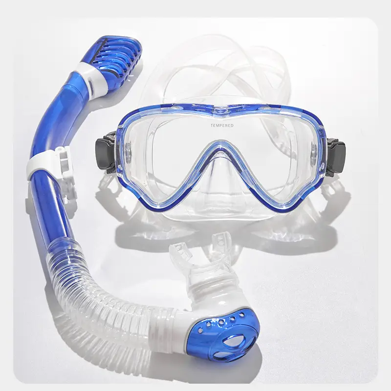Children's Snorkeling Set with Full Dry Breathing Tube, Anti-Fog Diving Goggles for Boys and Girls, Popular Cross-Border Model