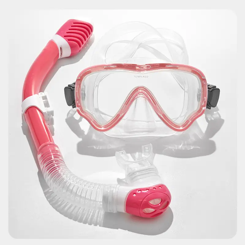 Children's Snorkeling Set with Full Dry Breathing Tube, Anti-Fog Diving Goggles for Boys and Girls, Popular Cross-Border Model