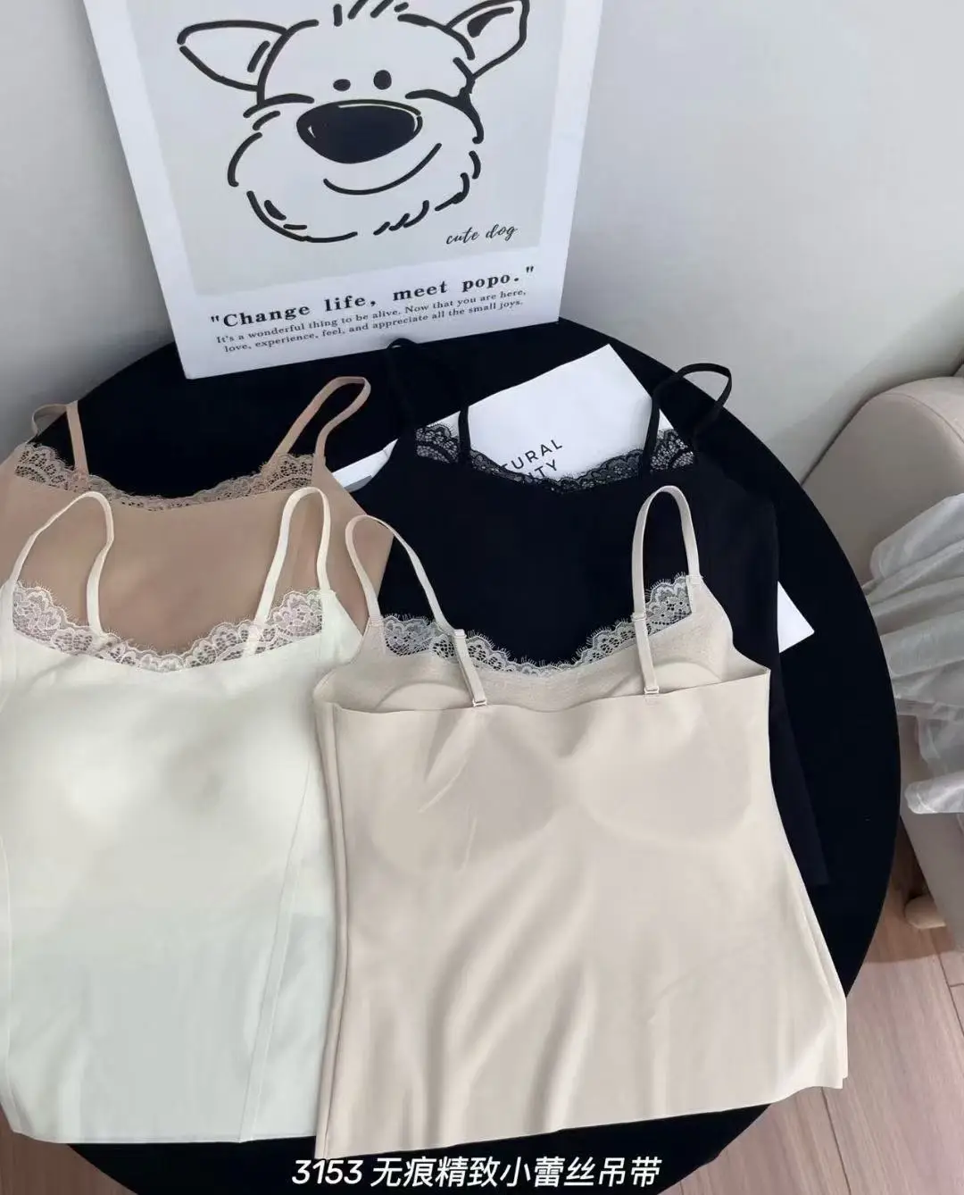 Popular Lace-Trimmed Camisole for Women with Built-In Bra Pads, Beautiful Back Design, Fixed Cup, Lift-Up Tube Top, Women's Base Layer Top — feature 11