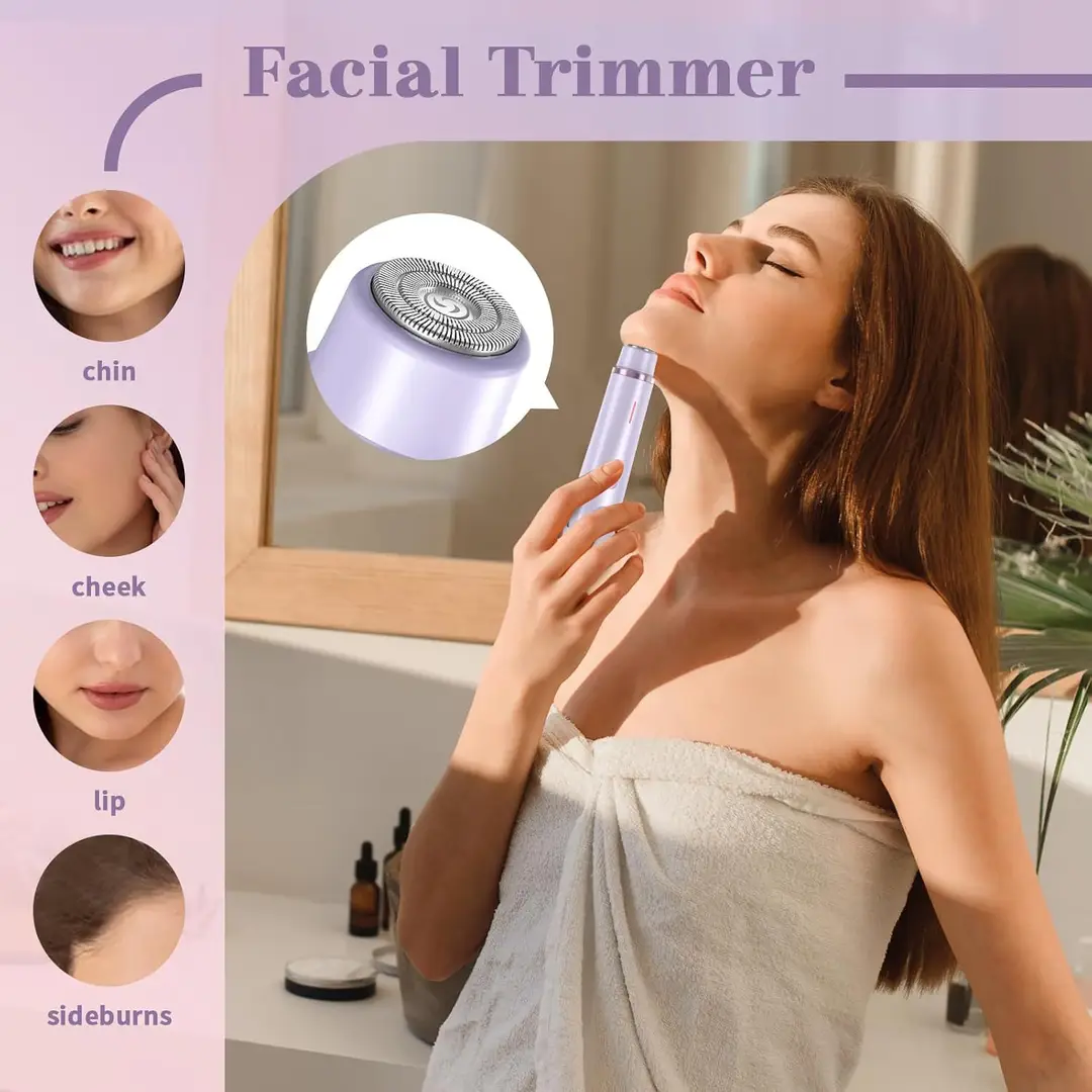 Cross-Border Dual-Head Hair Removal Device, Women's Private Area Trimmer, Electric Shaver, Women's Hair Removal Device, Amazon — feature 9