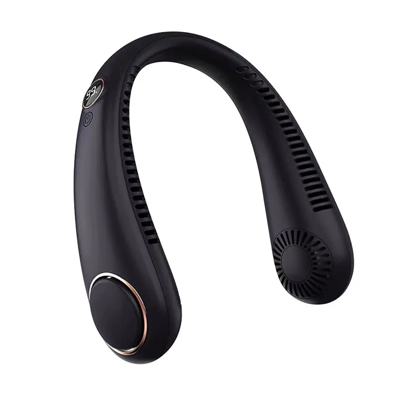 Neck-Hanging Fan USB Mini Fan Portable Outdoor Hands-Free Neck Fan Strong Wind Bladeless Portable Sports Fan