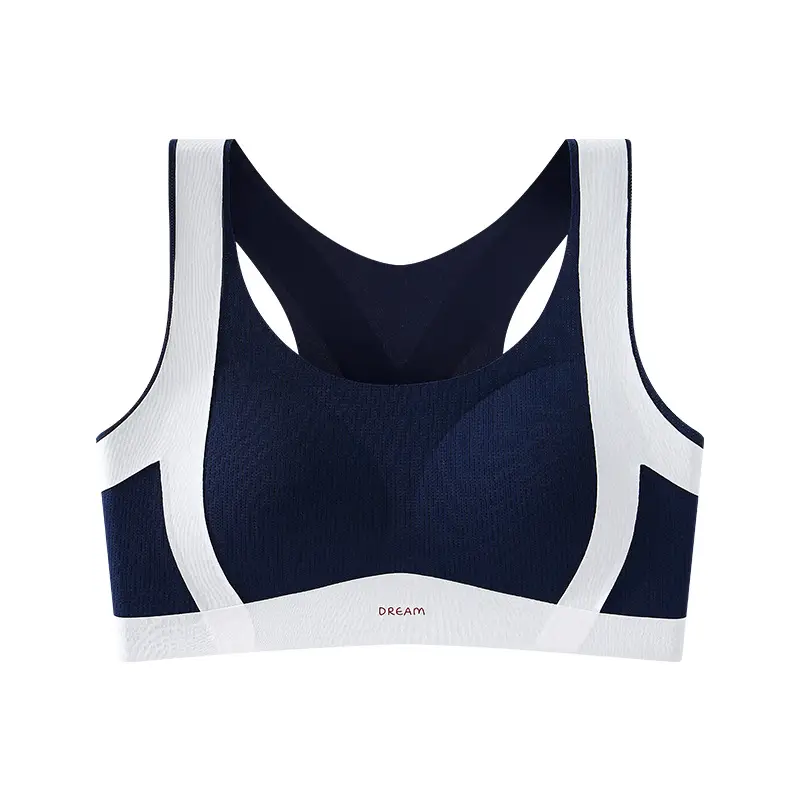 High School Girls' Vests and Underwear, Female Students' Anti-Gravity Silk Sports Bras for Middle School Development, Ultra-Thin