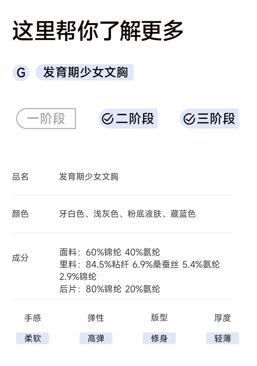 High School Girls' Vests and Underwear, Female Students' Anti-Gravity Silk Sports Bras for Middle School Development, Ultra-Thin — feature 20