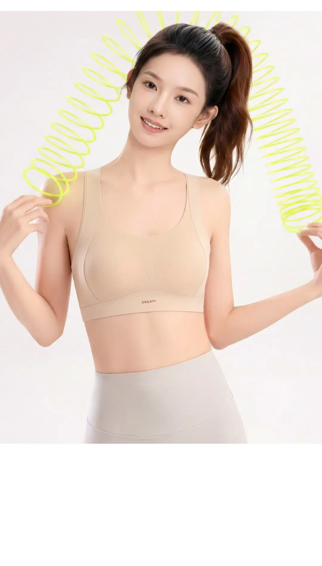 High School Girls' Vests and Underwear, Female Students' Anti-Gravity Silk Sports Bras for Middle School Development, Ultra-Thin — feature 25