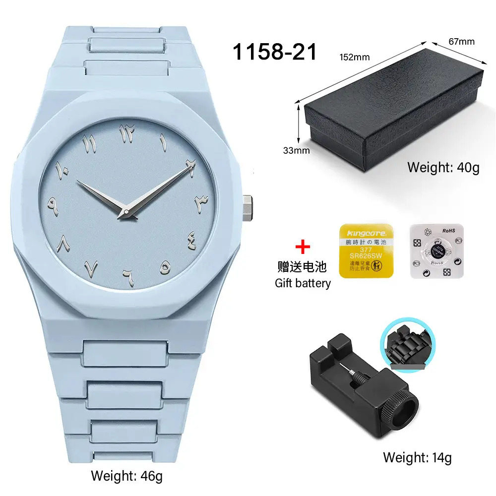Watches for Men, High-End Waterproof Women's Watches, Popular Plastic Men's Quartz Watches in Southeast Asia and the Middle East