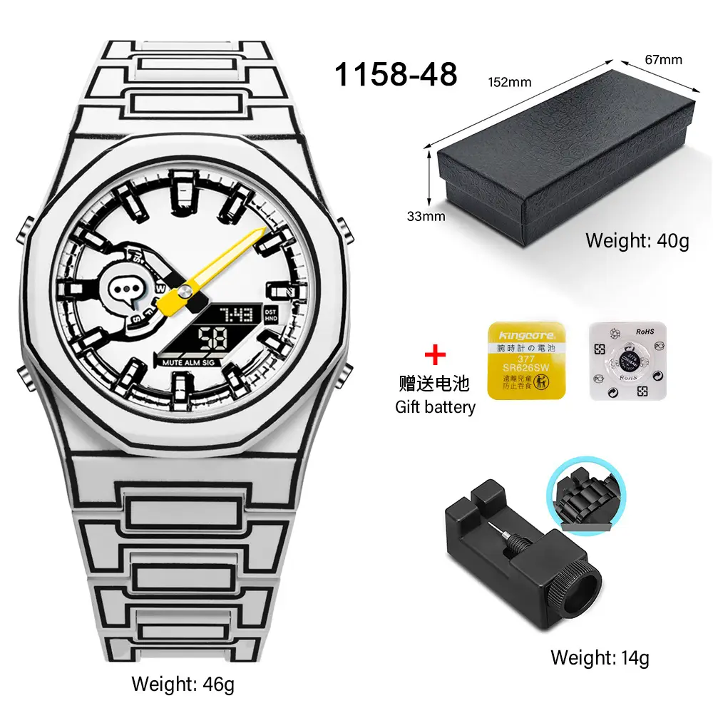Watches for Men, High-End Waterproof Women's Watches, Popular Plastic Men's Quartz Watches in Southeast Asia and the Middle East — feature 6