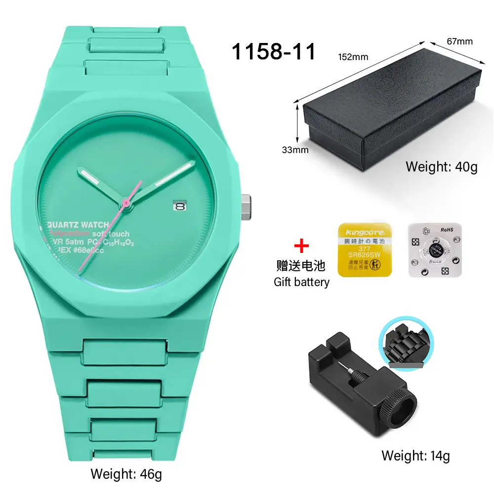 Watches for Men, High-End Waterproof Women's Watches, Popular Plastic Men's Quartz Watches in Southeast Asia and the Middle East