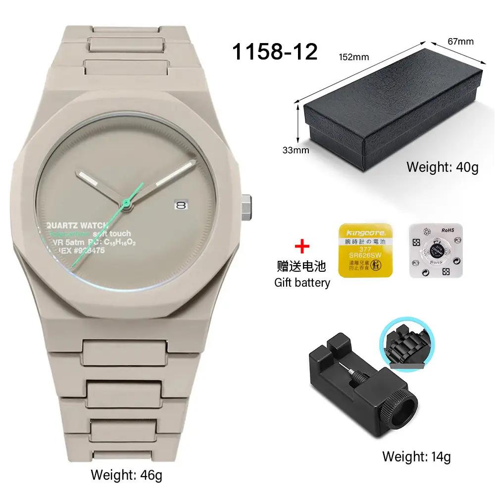 Watches for Men, High-End Waterproof Women's Watches, Popular Plastic Men's Quartz Watches in Southeast Asia and the Middle East