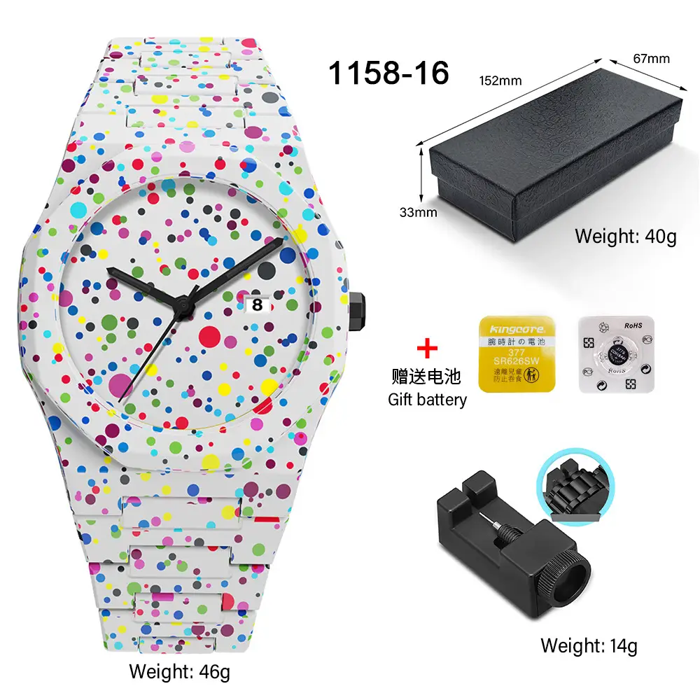Watches for Men, High-End Waterproof Women's Watches, Popular Plastic Men's Quartz Watches in Southeast Asia and the Middle East