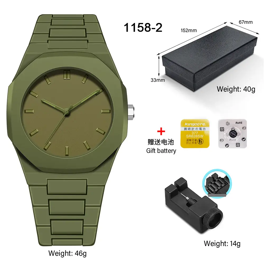 Watches for Men, High-End Waterproof Women's Watches, Popular Plastic Men's Quartz Watches in Southeast Asia and the Middle East