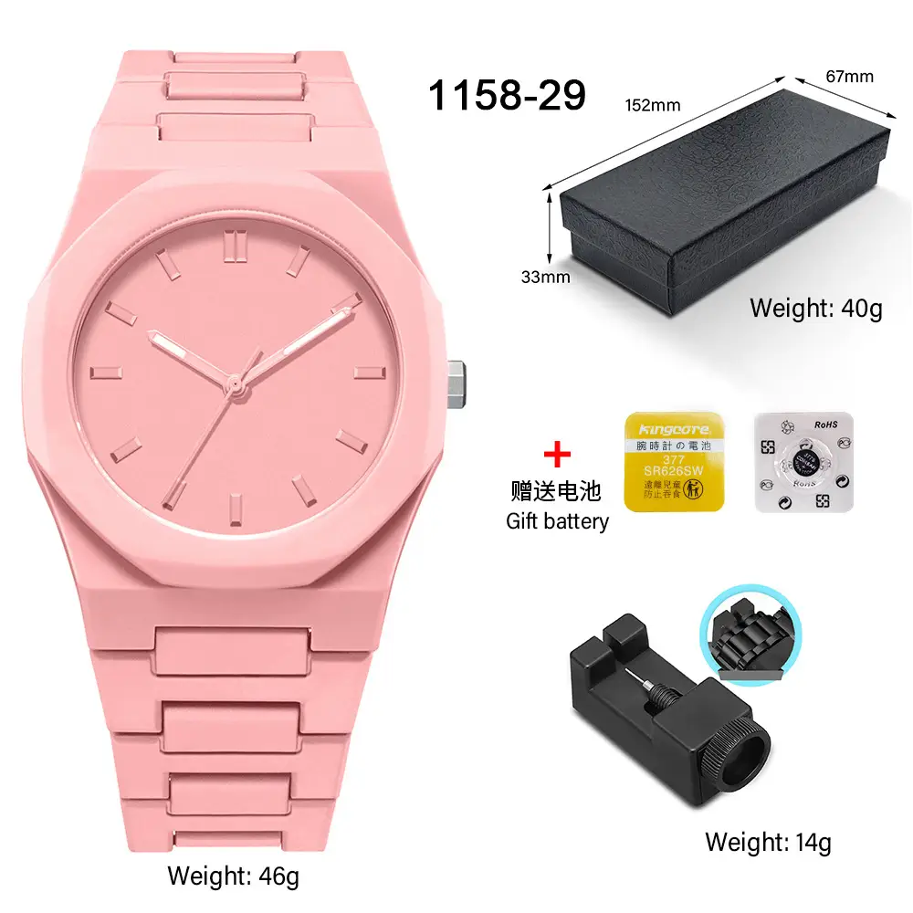 Watches for Men, High-End Waterproof Women's Watches, Popular Plastic Men's Quartz Watches in Southeast Asia and the Middle East