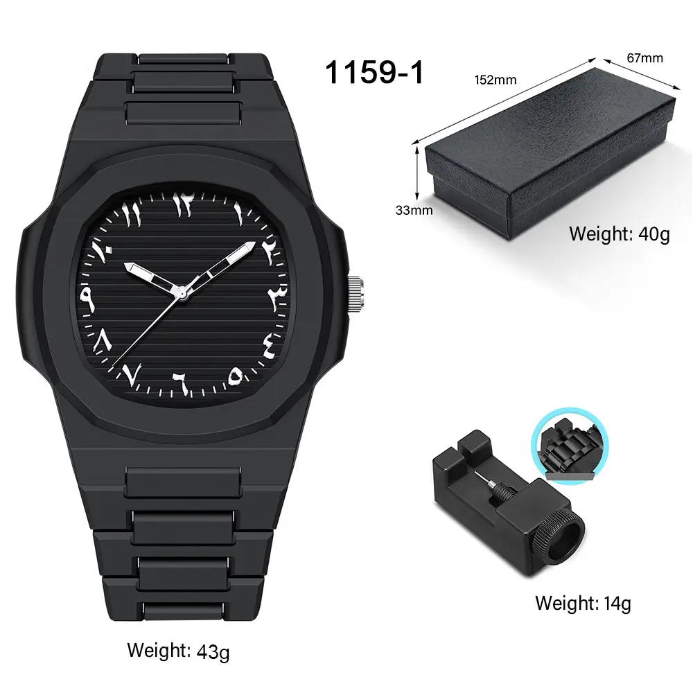 Watches for Men, High-End Waterproof Women's Watches, Popular Plastic Men's Quartz Watches in Southeast Asia and the Middle East