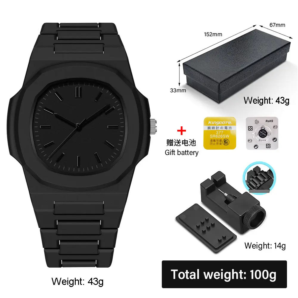 Watches for Men, High-End Waterproof Women's Watches, Popular Plastic Men's Quartz Watches in Southeast Asia and the Middle East