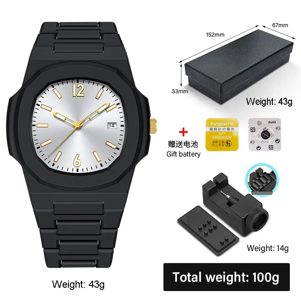 Watches for Men, High-End Waterproof Women's Watches, Popular Plastic Men's Quartz Watches in Southeast Asia and the Middle East