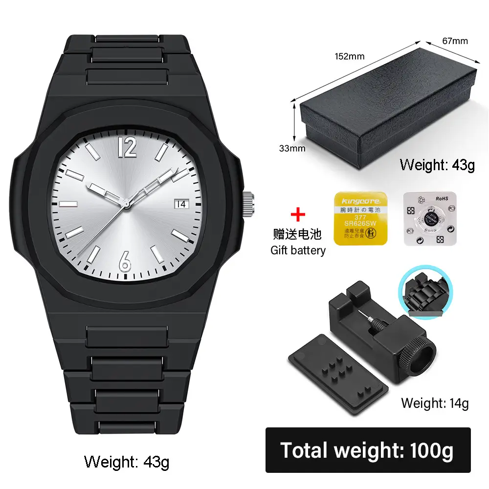 Watches for Men, High-End Waterproof Women's Watches, Popular Plastic Men's Quartz Watches in Southeast Asia and the Middle East