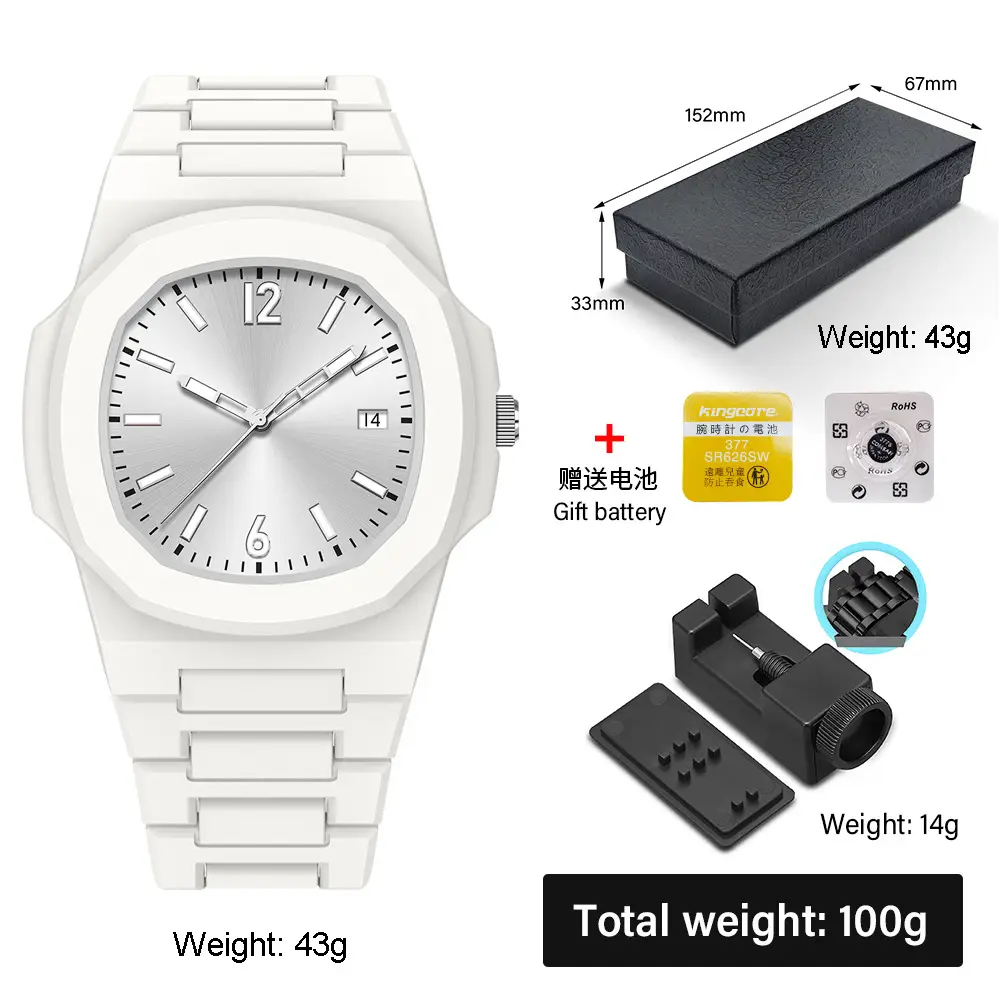 Watches for Men, High-End Waterproof Women's Watches, Popular Plastic Men's Quartz Watches in Southeast Asia and the Middle East