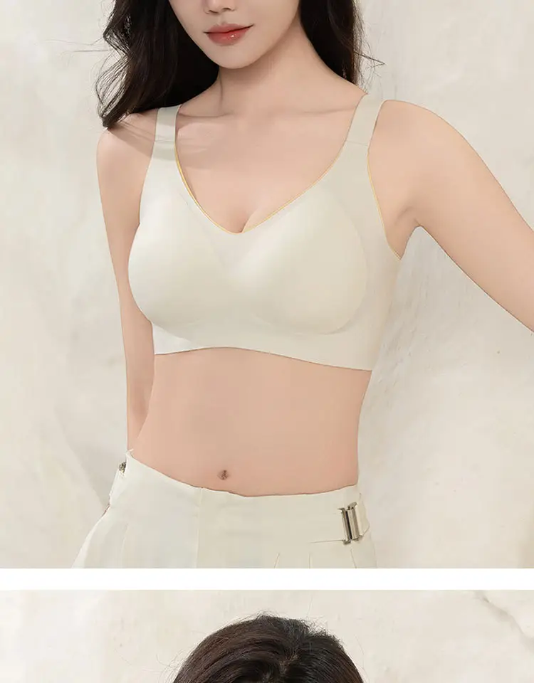 Push-Up and Lift-Up Bra with Side Breast Support, Seamless, Soft Support, Comfortable and Soft, Wireless, Everyday Commuter Underwear Wholesale — feature 18