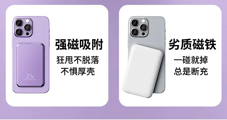 True 15W Ultra-Thin Aluminum Alloy Magnetic Wireless Power Bank Magsafe Wireless Fast Charging Portable Power Bank — feature 12