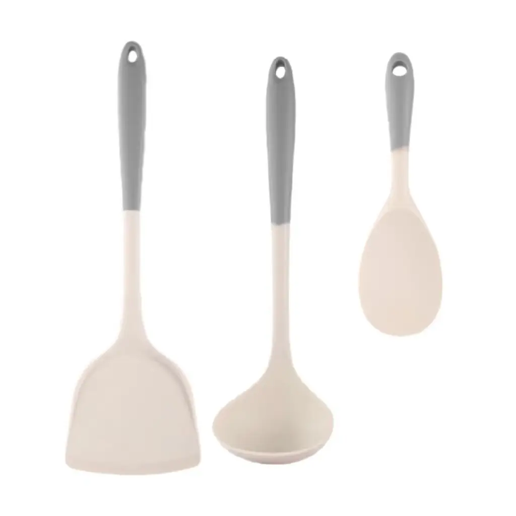 Silicone Spatula Cooking Utensil Set, Food-Grade Non-Stick Pan, High-Temperature Resistant Silicone Cooking Spatula and Spoon