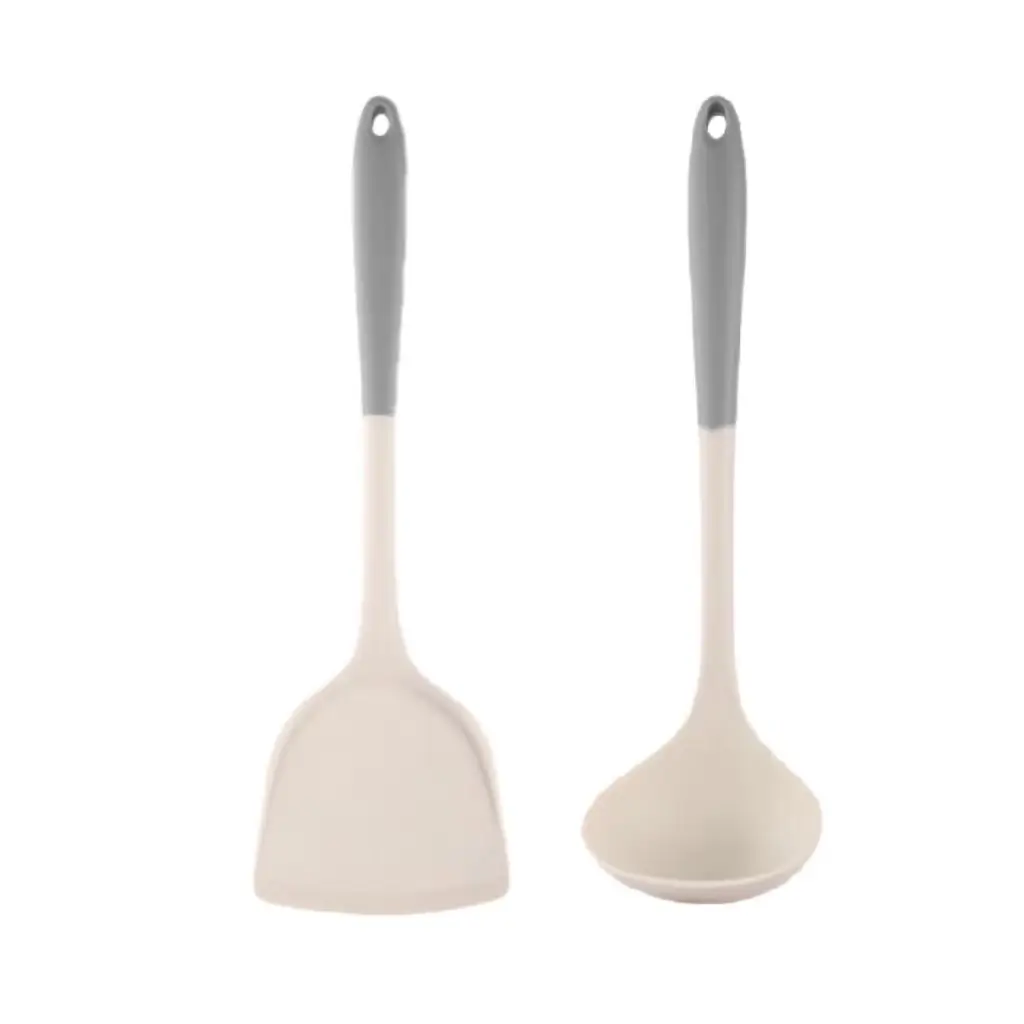 Silicone Spatula Cooking Utensil Set, Food-Grade Non-Stick Pan, High-Temperature Resistant Silicone Cooking Spatula and Spoon
