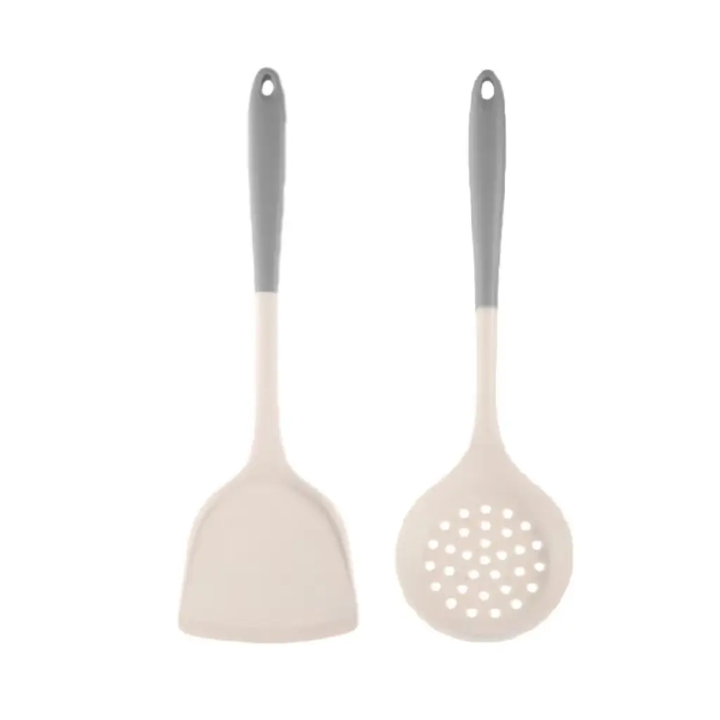 Silicone Spatula Cooking Utensil Set, Food-Grade Non-Stick Pan, High-Temperature Resistant Silicone Cooking Spatula and Spoon