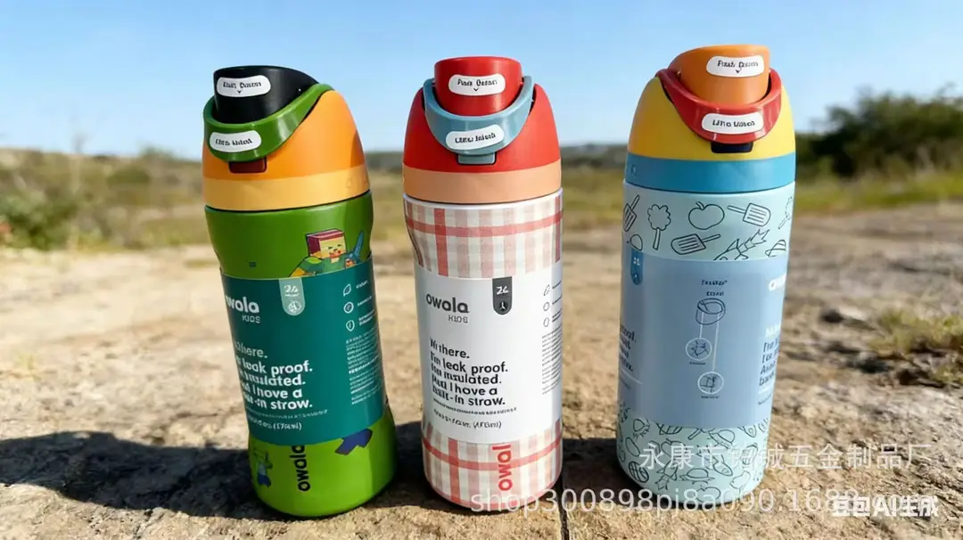 Owala Fruit Cup Outdoor Portable Genuine 304 Stainless Steel Thermos Cup 16 Minecraft Student Portable Bounce Water Bottle — feature 13