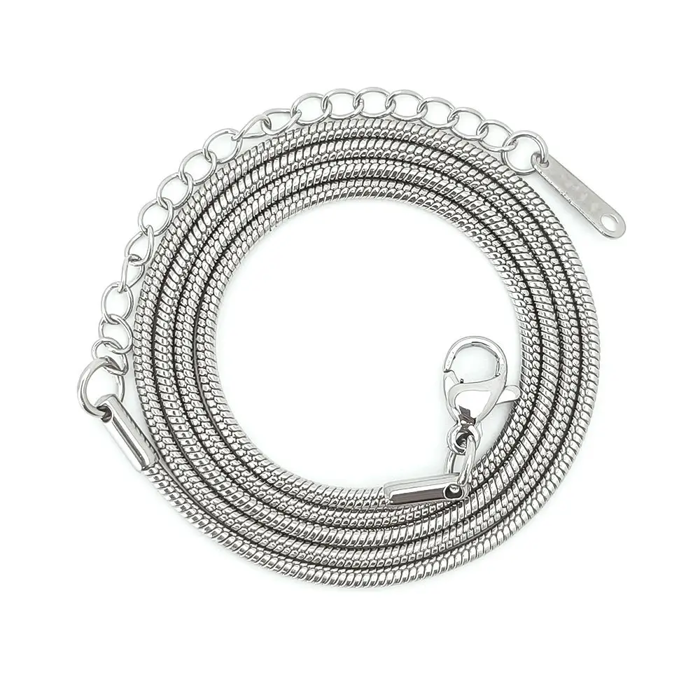 Yiwu Manufacturer Jewelry Stainless Steel Round Snake Accessory Necklace Light Luxury Niche Clavicle Chain Jewelry for Women - Image 7