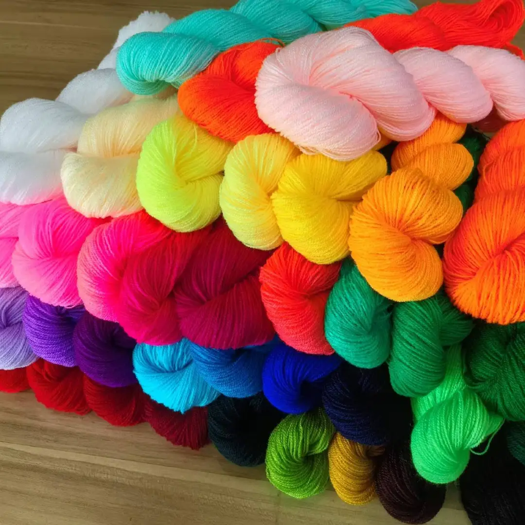 Embroidery Fine Yarn Cashmere 2-Ply Pure Acrylic Fine Thread Acrylic 826 Crochet Yarn
