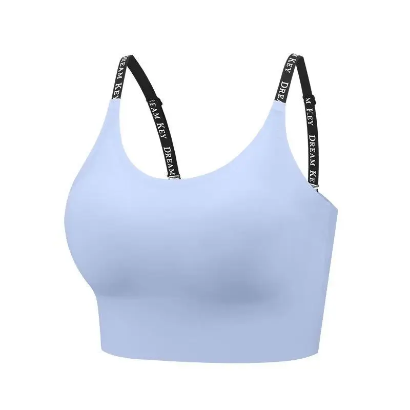 Can Be Worn Outside as a Sports Bra, All-In-One Vest with Beautiful Back Design, Shockproof and Breathable Yoga Fitness Underwear for Women, Jelly Bra