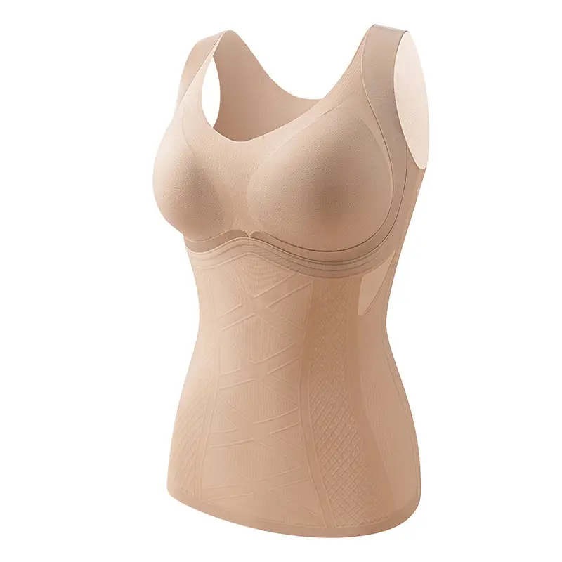 [Original Genuine Product] New Ultra-Thin Seamless Vest for Women, Breathable Tummy Control Shapewear, No Need to Wear a Bra, Body Shaping