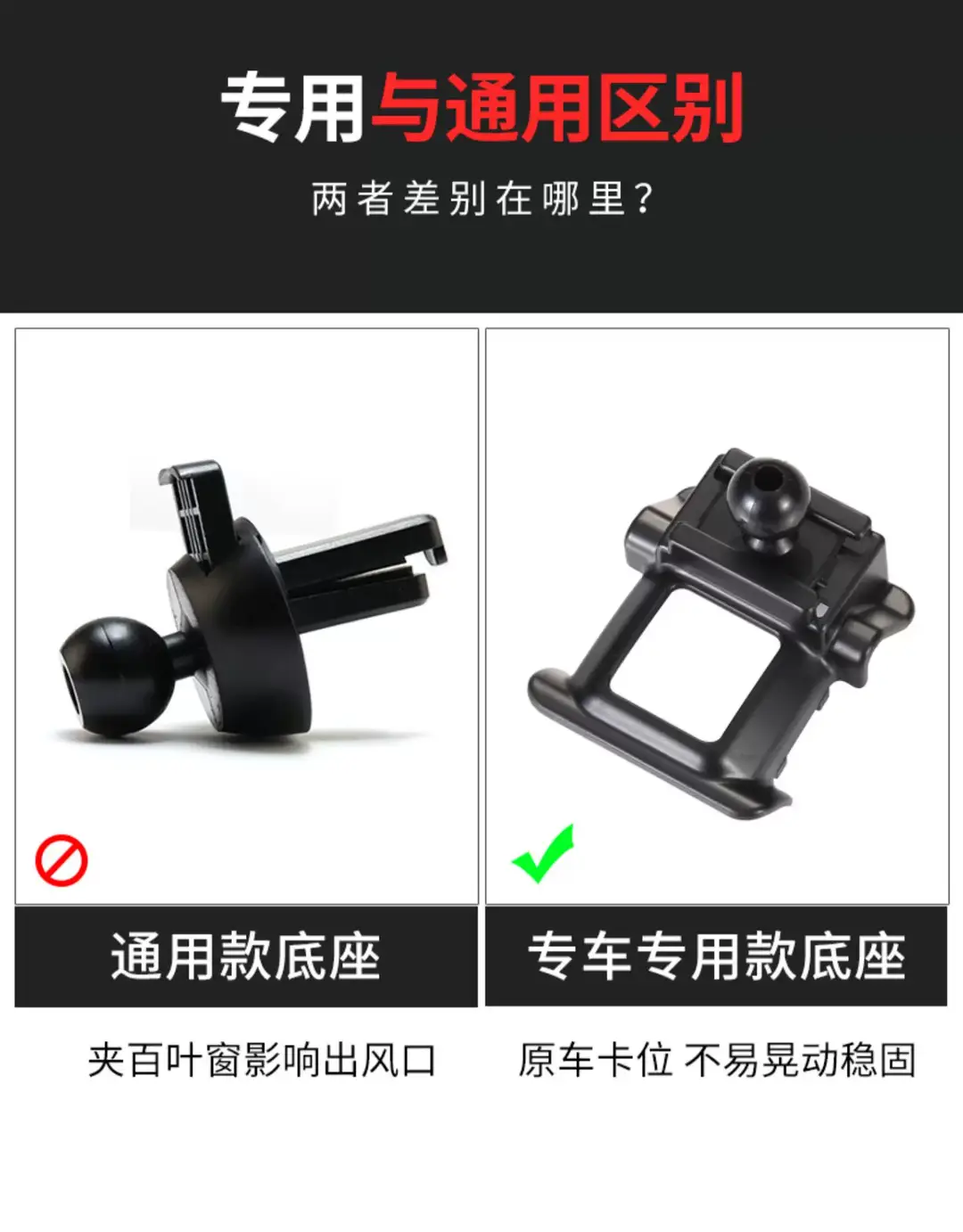 Suitable for Kia Car Phone Holder Base, Sportage K5, Kx3, K3, Forte, Kx5, Pegas Navigation Mount — feature 1