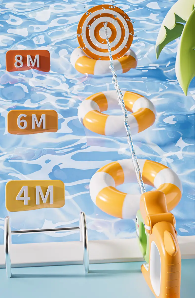In-Stock Tiktok Summer New Product: Parent-Child Water Gun for Water Play, Interactive Children's Outdoor Battle, Beach and Pool Toy — feature 6