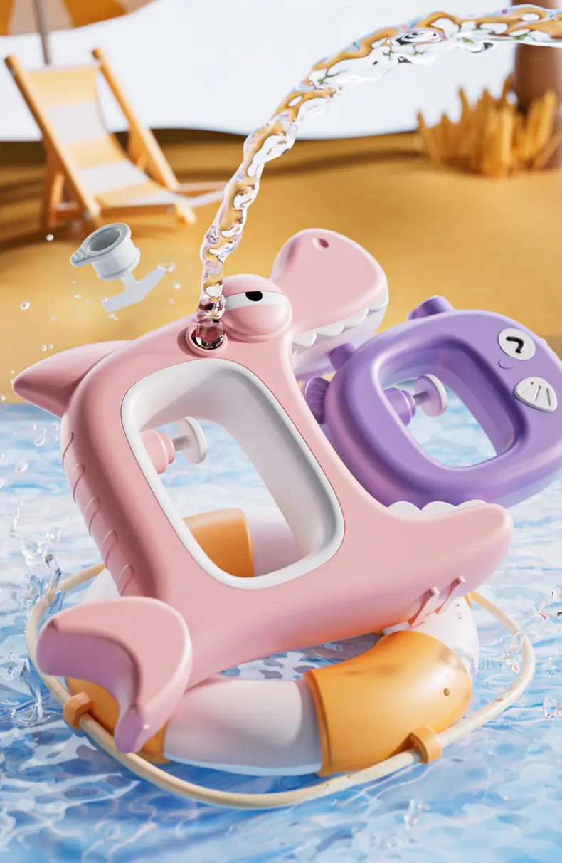 In-Stock Tiktok Summer New Product: Parent-Child Water Gun for Water Play, Interactive Children's Outdoor Battle, Beach and Pool Toy — feature 9