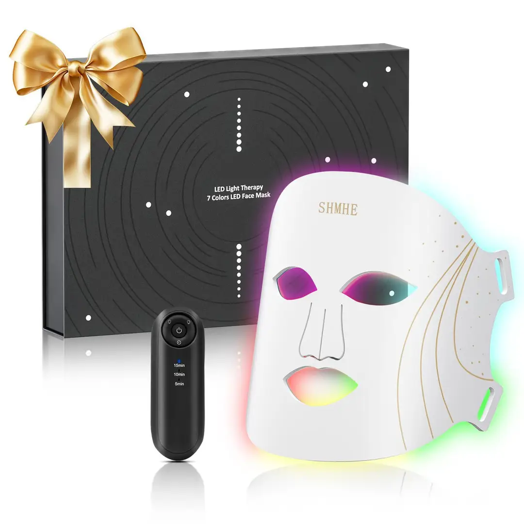 Home-Use Photon Skin Rejuvenation Beauty Machine, Silicone Colored Light Mask, Led Spectrum Red Light Beauty Device