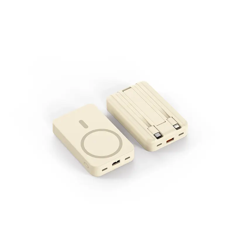 Magsafe Magnetic Wireless Power Bank 10000Mah with Cable Mini Gift Mobile Power Supply with Custom Logo Portable