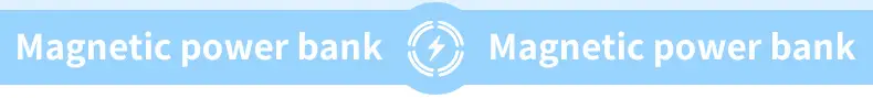 Magsafe Magnetic Wireless Power Bank 10000Mah with Cable Mini Gift Mobile Power Supply with Custom Logo Portable — feature 18